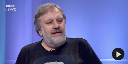 Slavoj Žižek on Post-Truth (discussing Trump, Jon Stewart, and John Oliver) (Jan. 2017)